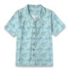 Deep Sea Currents Navy Ocean Tropical Shirt product image, view 6